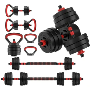60lb Barbell & Kettlebell Set